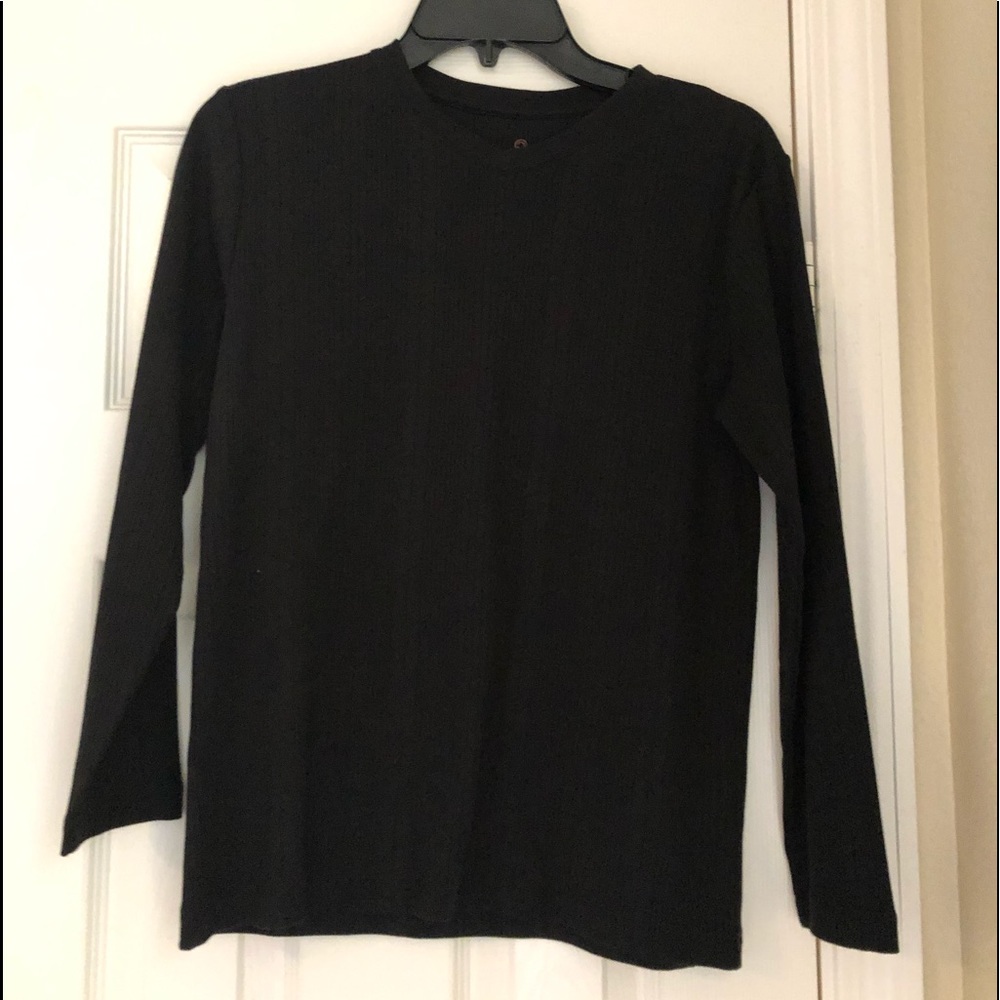 A black sweater